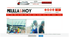 Desktop Screenshot of melillahoy.es